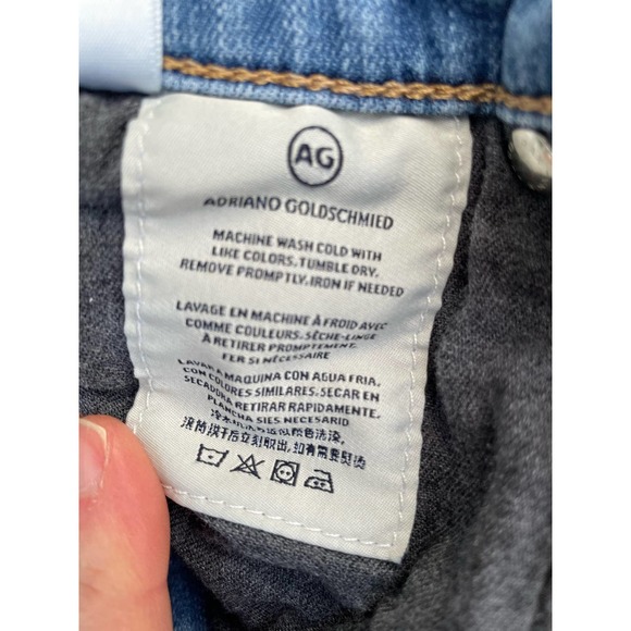 AG Jeans Stevie Slim Straight Ankle Jeans in Blue‎ SZ 26 - Picture 7 of 8